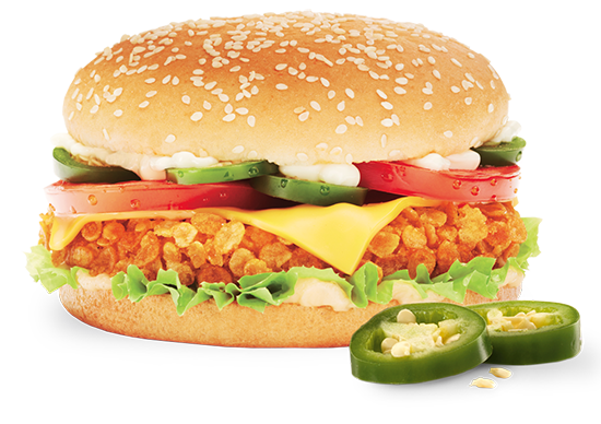 BBQ  Burger mit Pommes